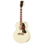 Gibson SJ-200 Standard Acoustic-Electric Guitar, Rosewood Fingerboard, Classic White