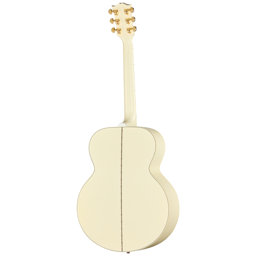 Gibson SJ-200 Standard Acoustic-Electric Guitar, Rosewood Fingerboard, Classic White