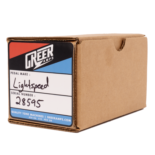 Greer Amps Lightspeed Organic Overdrive Effect Pedal