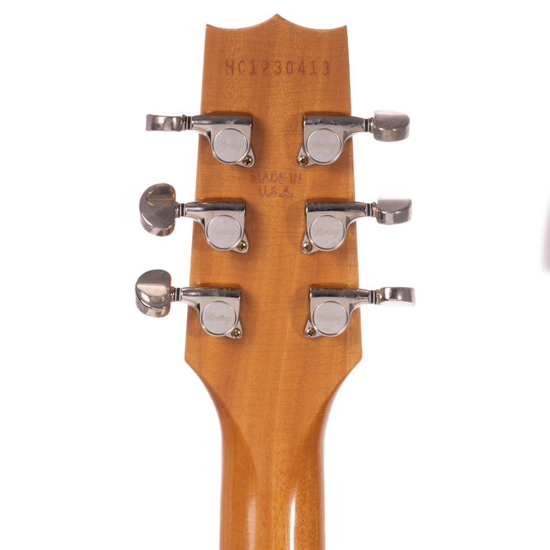 Heritage Custom Shop Core Collection H-150 Plain Top Artisan Aged Electric Guitar, Antique Pelham Blue