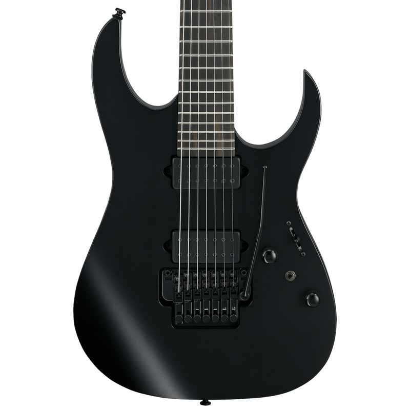 Ibanez RGRB720 RG Iron Label 7-String Electric Guitar, Black Flat