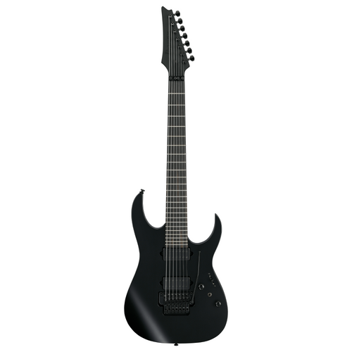Ibanez RGRB720 RG Iron Label 7-String Electric Guitar, Black Flat