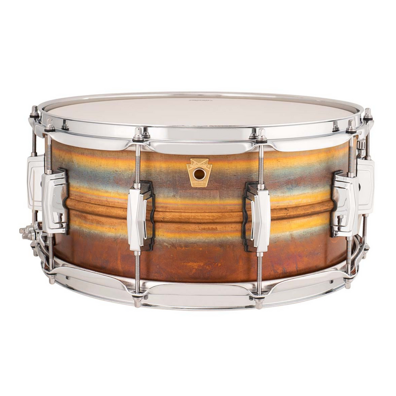 Ludwig 6.5" x 14" Bronze Phonic Snare Drum, Raw, Imperial Lugs
