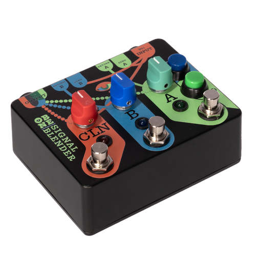 signal blender pedal Old Blood Noise Signal Blender Routing Pedal, Black Enclosure, Russo Music Exclusive