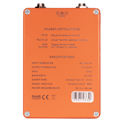 Ross Electronics Phaser Effect Pedal, OTA-Based Circuit