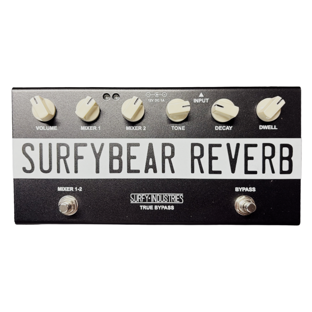 Surfy Industries SurfyBear Compact Spring Reverb Effect Pedal
