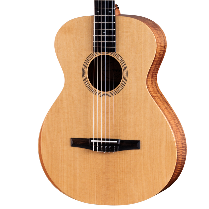 Taylor Academy 12e-N LTD Grand Concert Nylon Acoustic-Electric Guitar, Torrefied Spruce/Koa, Natural