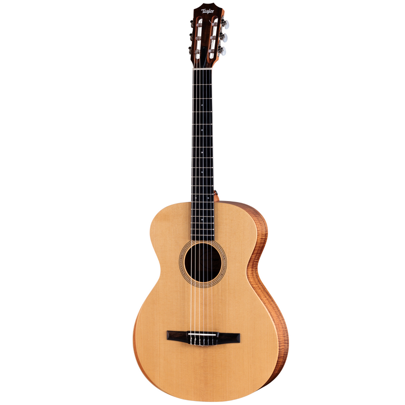Taylor Academy 12e-N LTD Grand Concert Nylon Acoustic-Electric Guitar, Torrefied Spruce/Koa, Natural