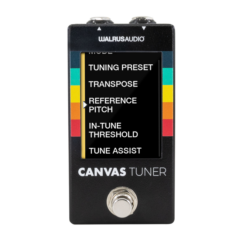 Walrus Audio Canvas: Tuner Multi-Position Guitar and Bass Tuner Pedal