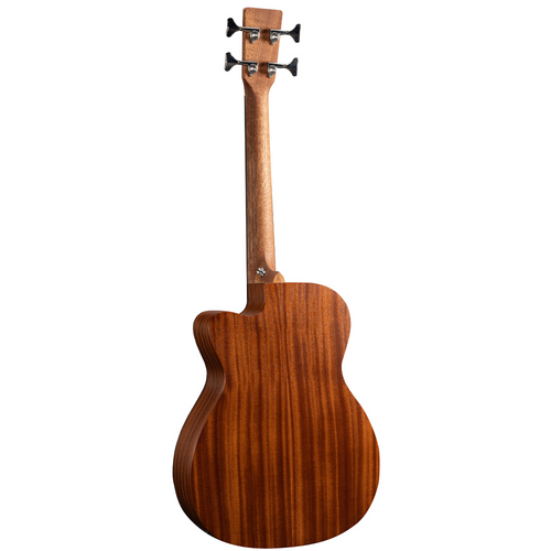 Martin 000CJR-10E Junior Series Acoustic Bass Guitar, Burst Finish