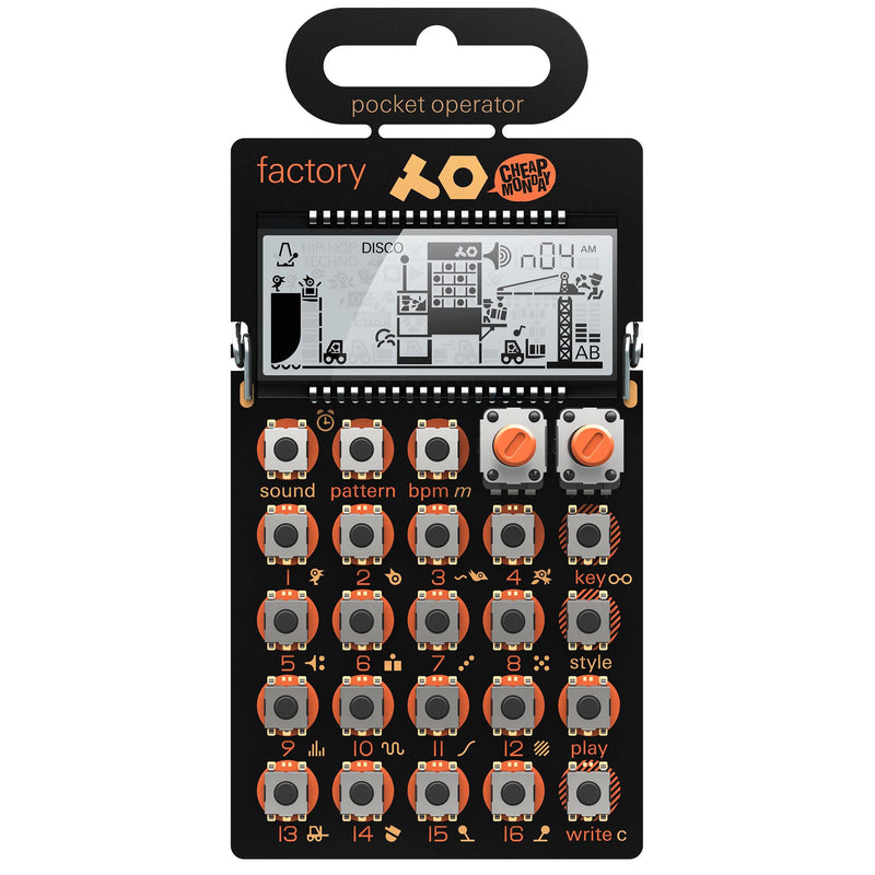 Teenage Engineering Pocket Operator PO-16 Factory - Melody Synthesizer And Sequencer