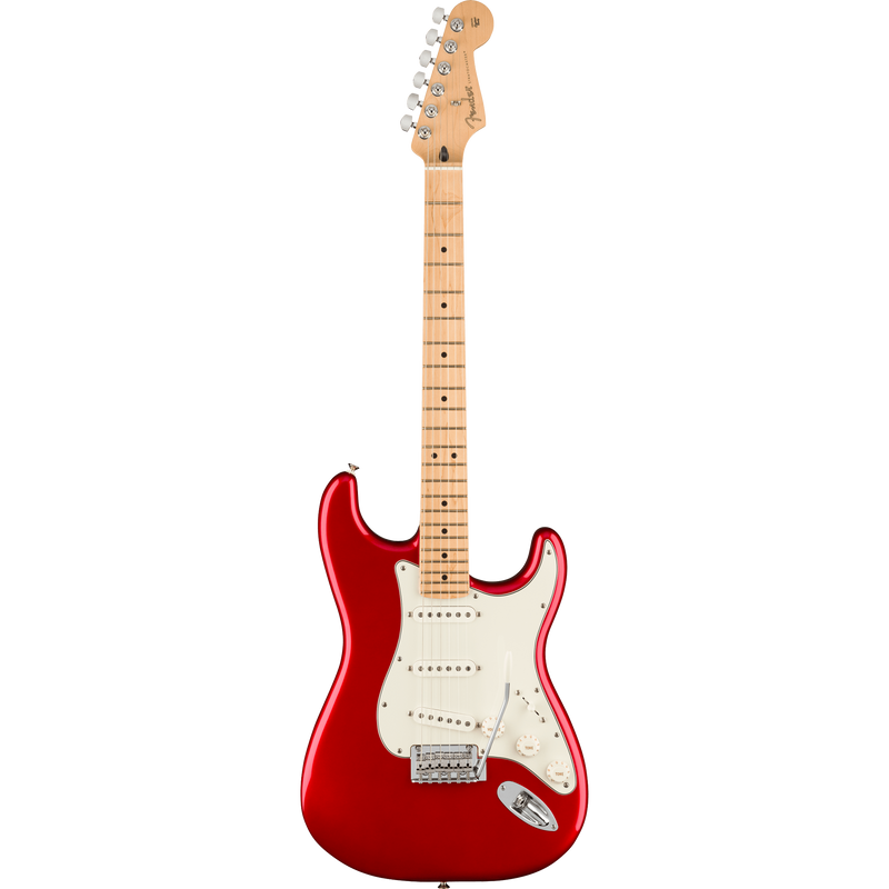 Fender Player Stratocaster Electric Guitar, Maple, Candy Apple Red