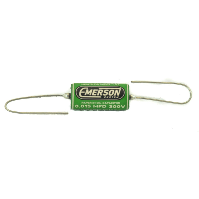 Emerson Custom Paper In Oil Tone Capacitor 0.015UF 300V - Green Graphic