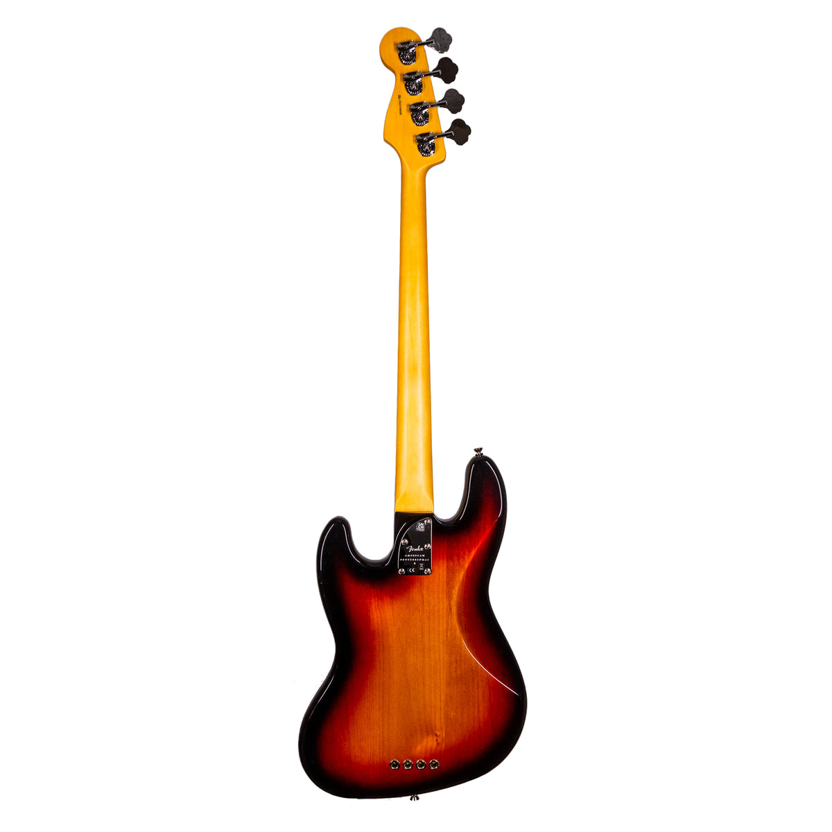 Fender American Professional II Jazz Bass, Maple Fingerboard, 3-Color Sunburst