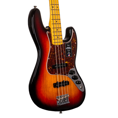 Fender American Professional II Jazz Bass, Maple Fingerboard, 3-Color Sunburst