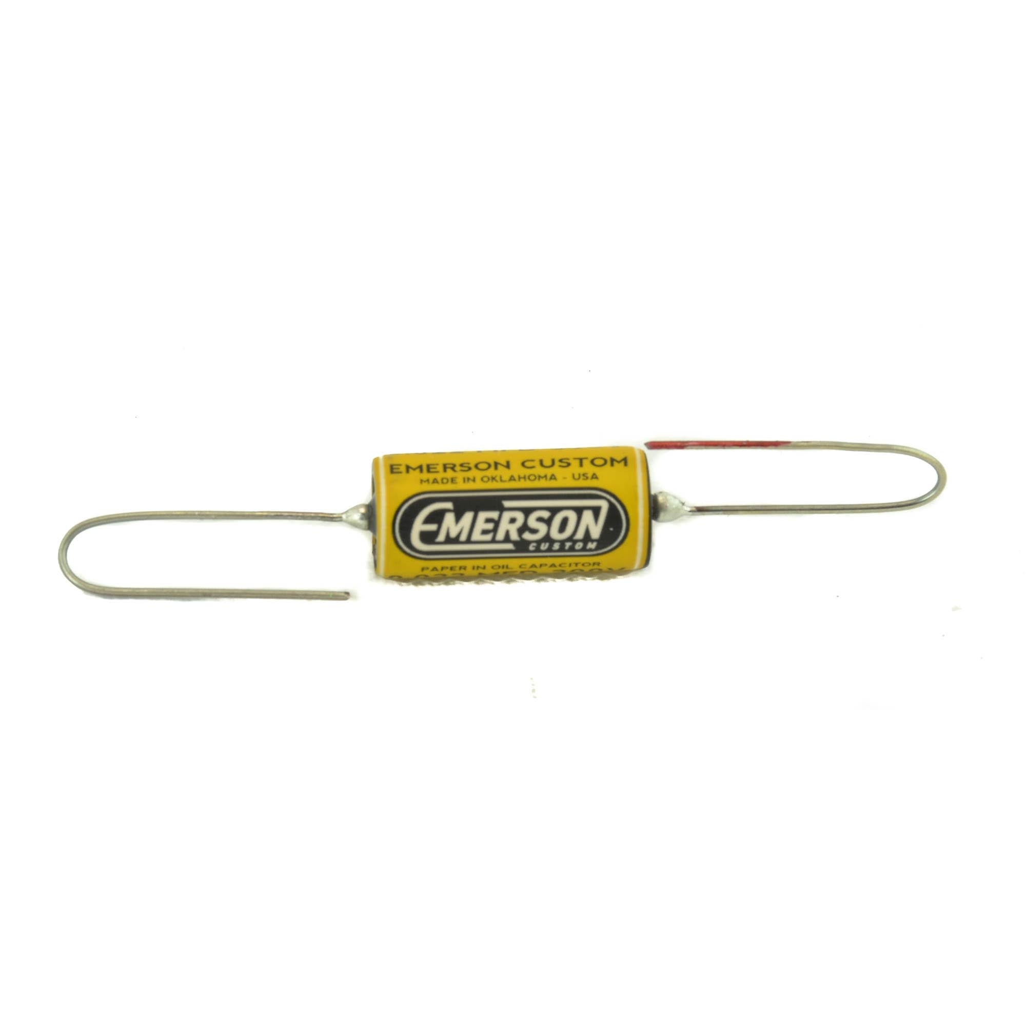 Emerson Custom Paper In Oil Tone Capacitor 0.022UF 300V - Yellow Graph