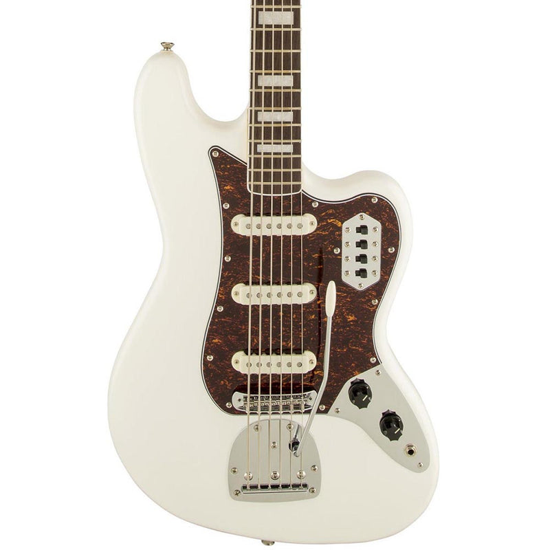Squier Vintage Modified Bass VI - Rosewood - Olympic White