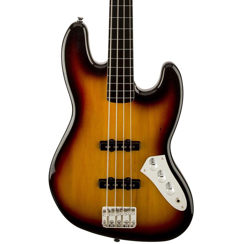 Squier Vintage Modified Jazz Bass Fretless - Ebonol - 3-Color Sunburst