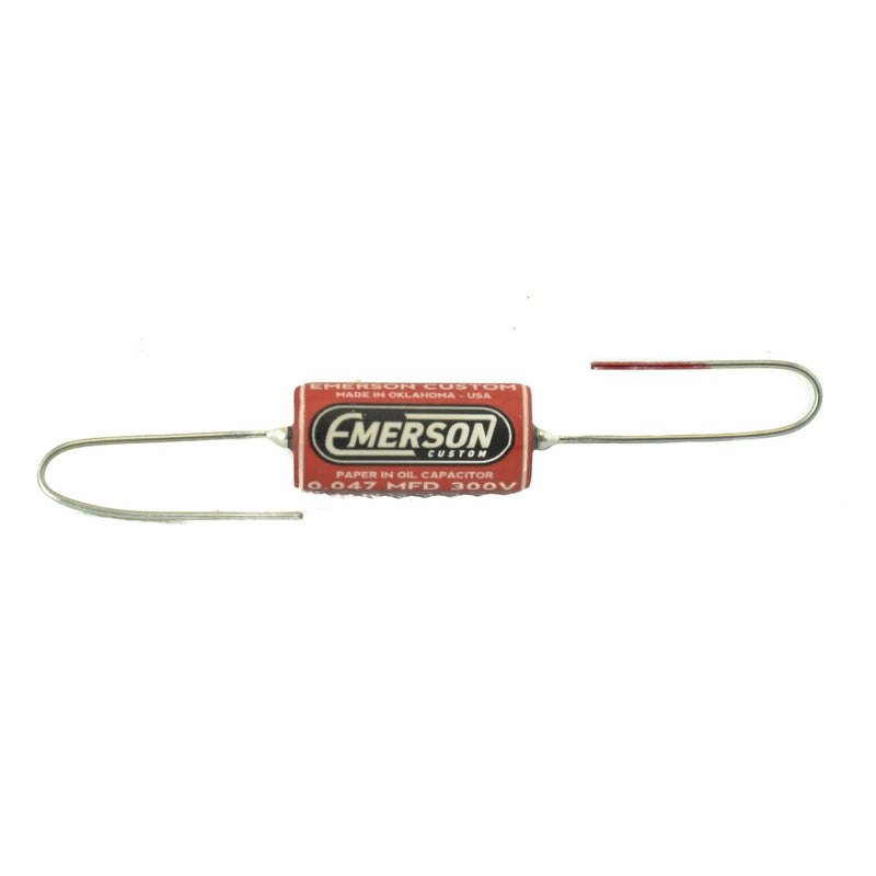 Emerson Custom Paper In Oil Tone Capacitor 0.047UF 300V - Red Graphic