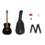 Fender CC-60S Concert Pack V2, Black Acoustic Guitar