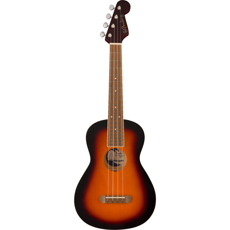 Fender Avalon Tenor Ukulele, Walnut, 2-Color Sunburst