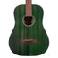Fender FA-15 3/4 Scale Steel With Gig Bag, Walnut Fingerboard, Green Acoustic Guitar