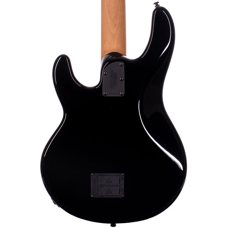 Music Man Stingray Special Bass Guitar, Roasted Maple Neck/Fingerboard, Black w/ Mono Bag
