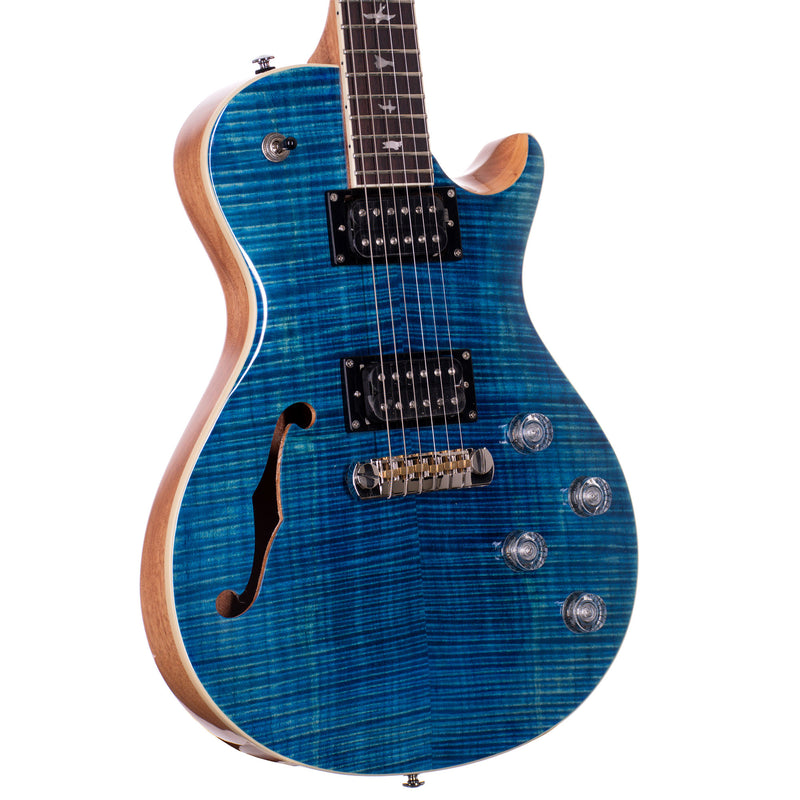 PRS SE Zach Myers 594 Semi-Hollow Electric Guitar, Myers Blue