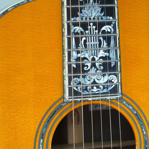 2009 Recording King ROS-697 12-Fret 000 Guitar Brazilian Rosewood Natural W/OHSC - Used