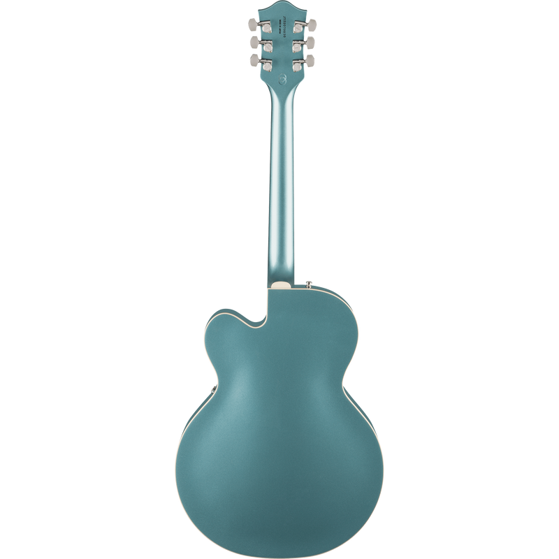 Gretsch G6118T-140 Limited Edition 140th Double Platinum Electric Guitar, Two-Tone Pure Platinum/Stone Platinum