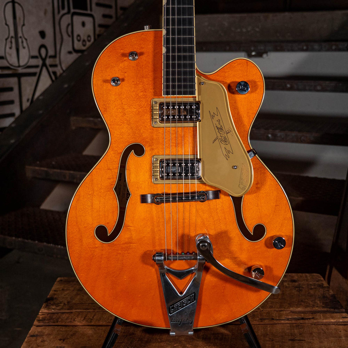 Gretsch G6120T-59 '59 Chet Atkins Hollowbody, Orange Stain - Used