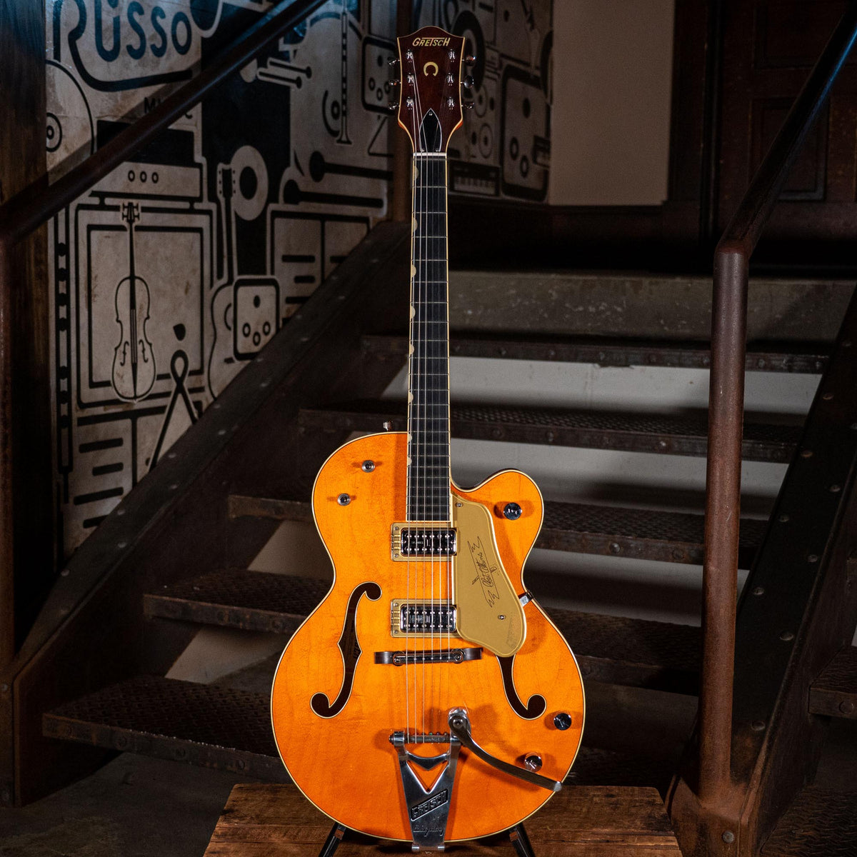 Gretsch G6120T-59 '59 Chet Atkins Hollowbody, Orange Stain - Used
