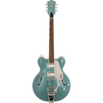 Gretsch G5622T-140 Electromatic Electric Guitar 140th Double Platinum, Laurel, Two-Tone Platinum/Pearl Platinum