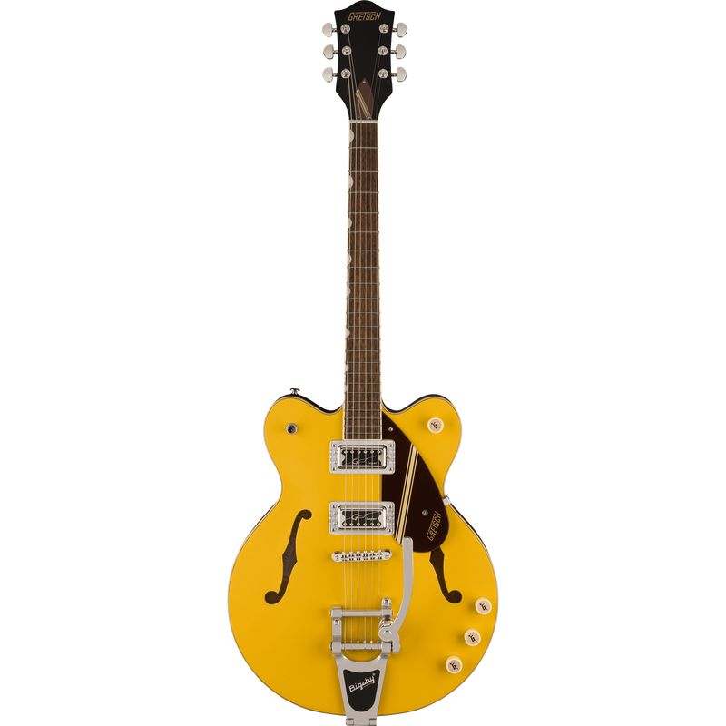 Gretsch G2604T Limited Edition Streamliner Rally II Electric Guitar, Laurel, Two-Tone Bamboo Yellow/Copper Metallic