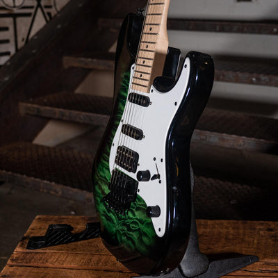Jackson X Series Signature Adrian Smith SDXQ, Green Burst - Used
