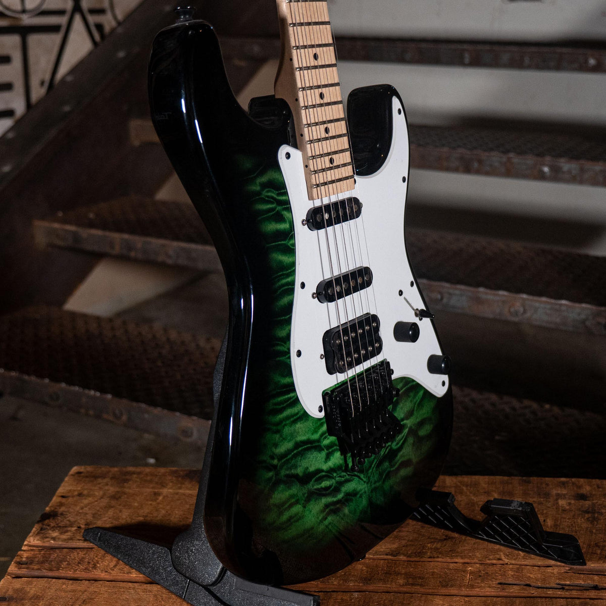 Jackson X Series Signature Adrian Smith SDXQ, Green Burst - Used