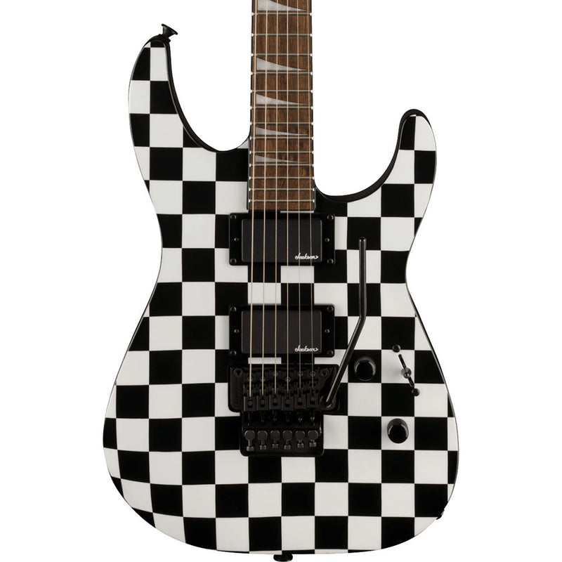 Jackson X Series Soloist, SLX DX Electric Guitar, Laurel, Checkered Past