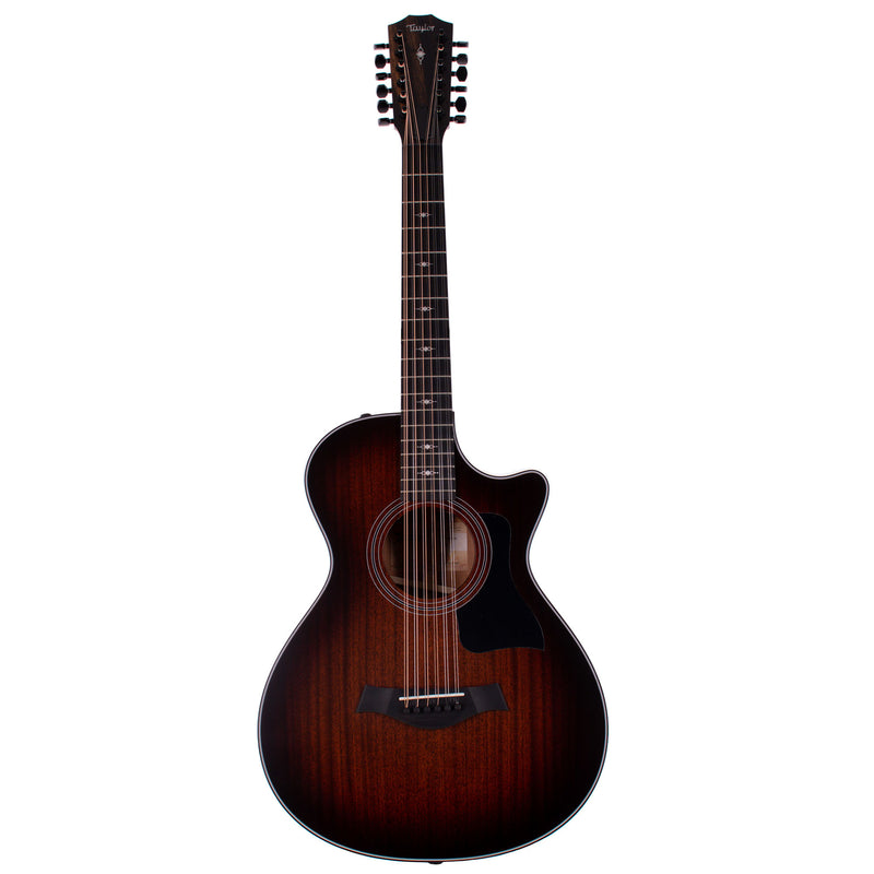 Taylor 362CE Grand Concert 12-String All Mahogany Acoustic Guitar, Shaded Edgeburst