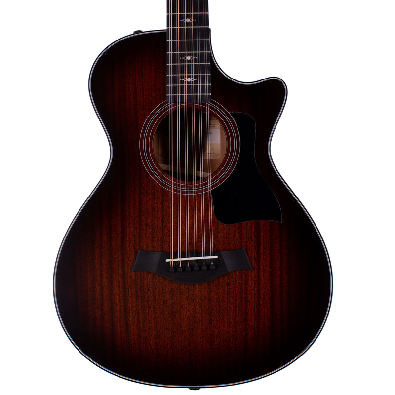 Taylor 362CE Grand Concert 12-String All Mahogany Acoustic Guitar, Shaded Edgeburst