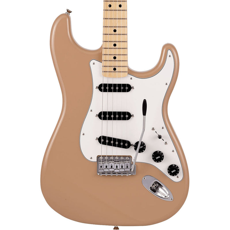 Fender Made In Japan Limited International Color Stratocaster Electric Guitar, Maple, Sahara Taupe