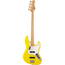 Fender Made In Japan Limited International Color Jazz Bass Guitar, Maple, Monaco Yellow