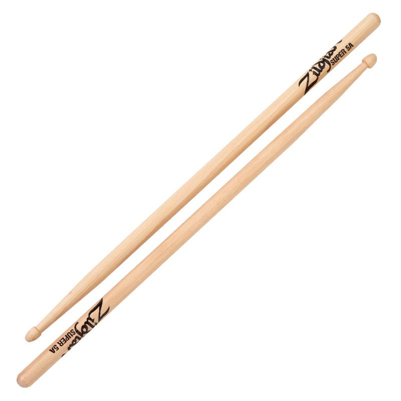 Zildjian 5A Wood Tip Natural Drumsticks