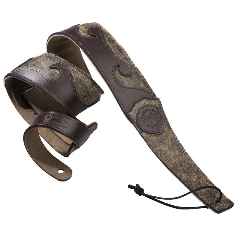 Taylor Wave Applique Strap - Dark Brown