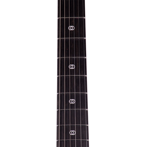 Music Man St. Vincent Goldie Cashmere Electric Guitar, Ebony, With Hard Case