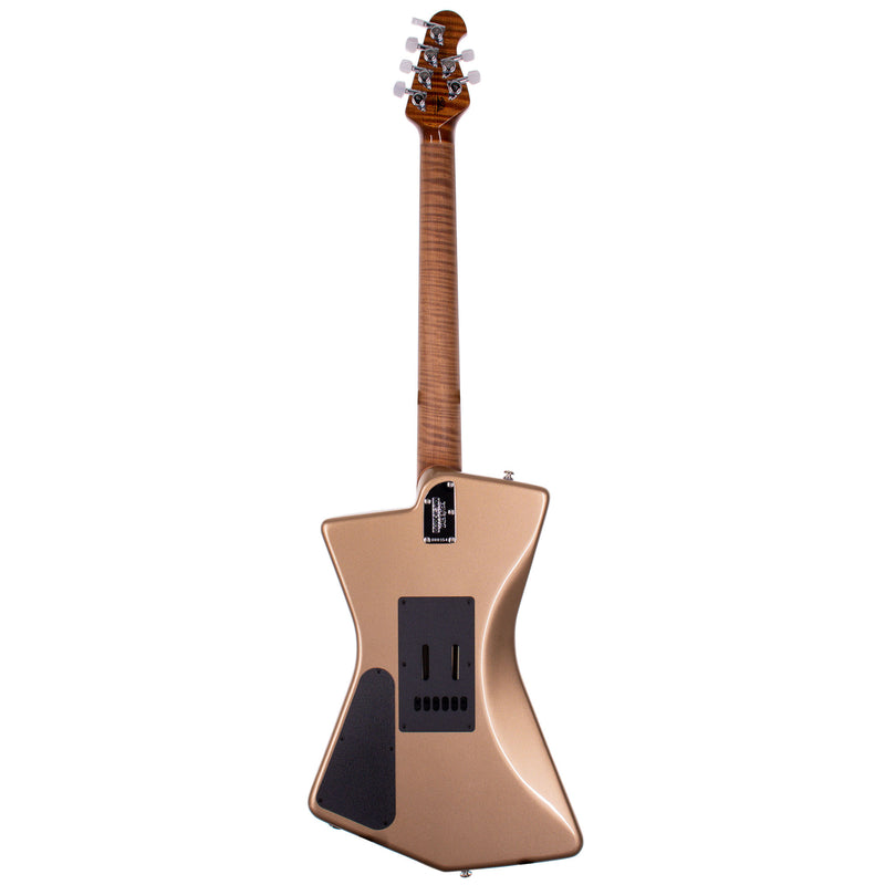 Music Man St. Vincent Goldie Cashmere Electric Guitar, Ebony, With Hard Case