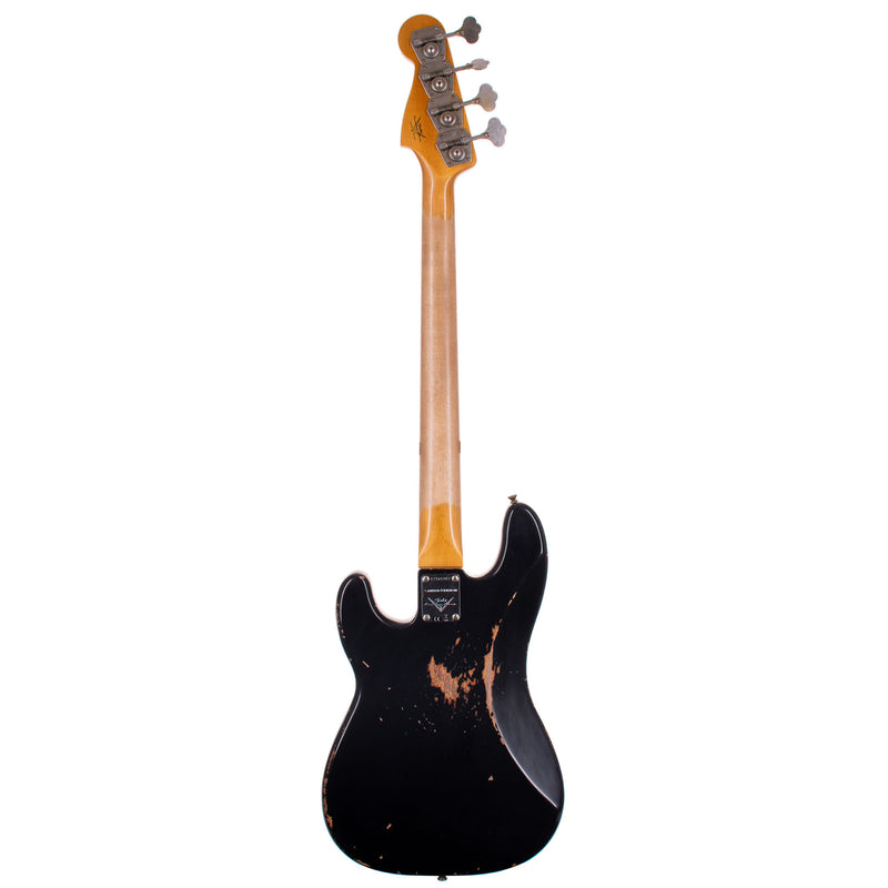 Fender Custom Shop Limited Edition '60 Precision Bass Guitar Heavy Relic, Aged Black