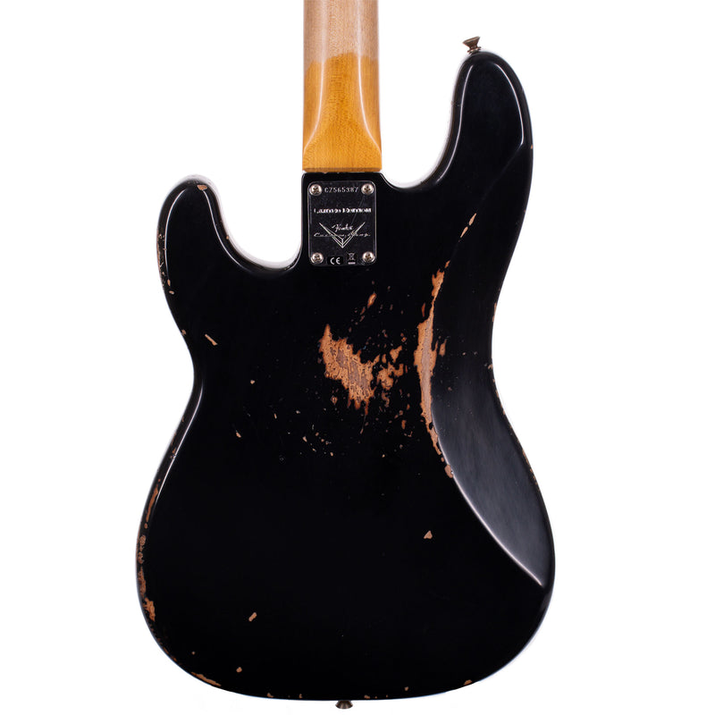 Fender Custom Shop Limited Edition '60 Precision Bass Guitar Heavy Relic, Aged Black