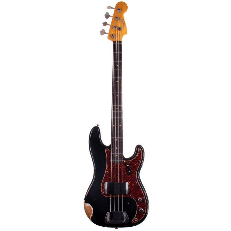Fender Custom Shop Limited Edition '60 Precision Bass Guitar Heavy Relic, Aged Black