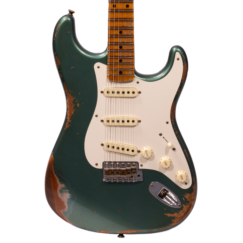 Fender Custom Shop Limited Edition '56 Stratocaster Heavy Relic, Aged Sherwood Green Metallic