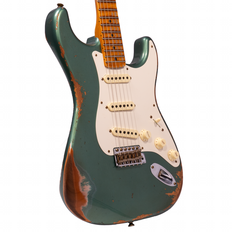 Fender Custom Shop Limited Edition '56 Stratocaster Heavy Relic, Aged Sherwood Green Metallic
